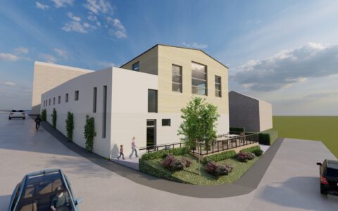 Turnhalle Vorentwurf 3D Visualisierung Chris